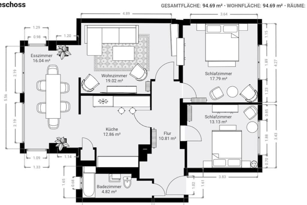 Urban & Chic: 2Bdr, Parkplatz Apartment Witten Exterior foto